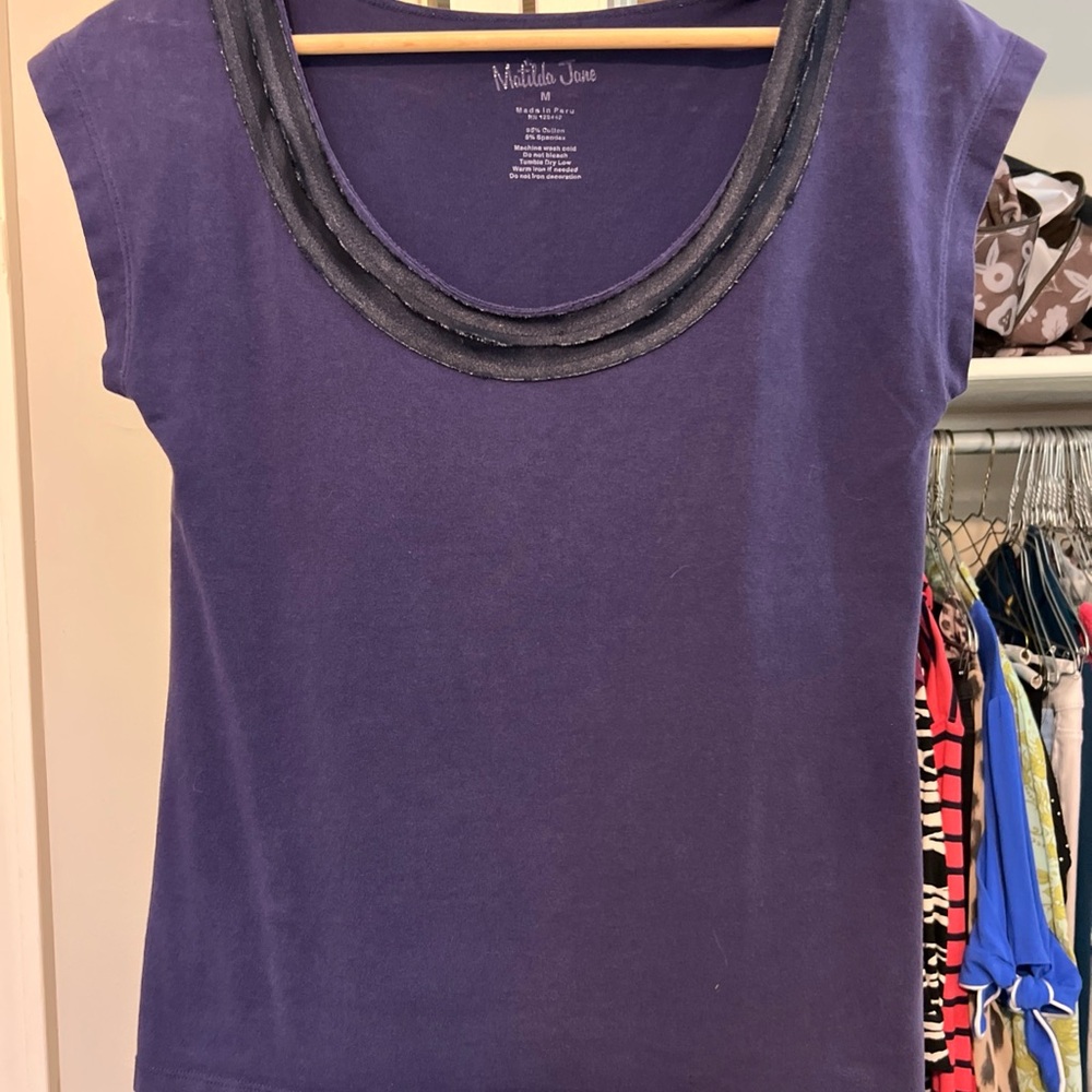 Matilda Jane Vintage Women’s Hammond Bay Bonnie T vintage shirt Peru medium M